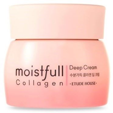 Etude House Face Care Moistfull Collagen Deep Cream Глубоко увлажняющий крем с коллагеном