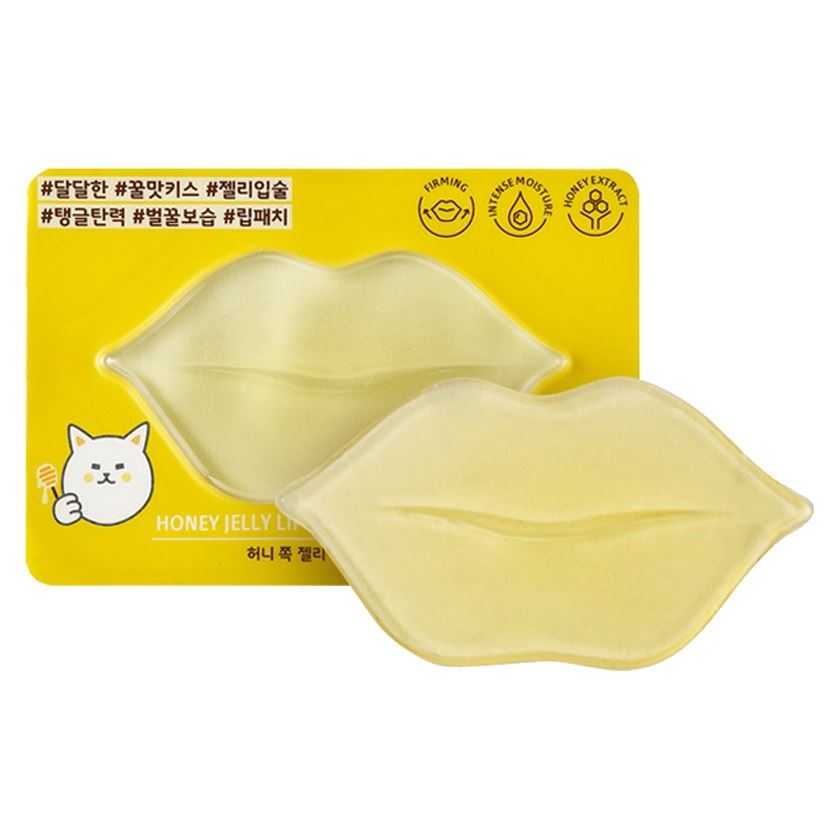Etude House Face Care Honey Jelly Lips Patch Увлажняющая маска для губ с экстрактом мёда