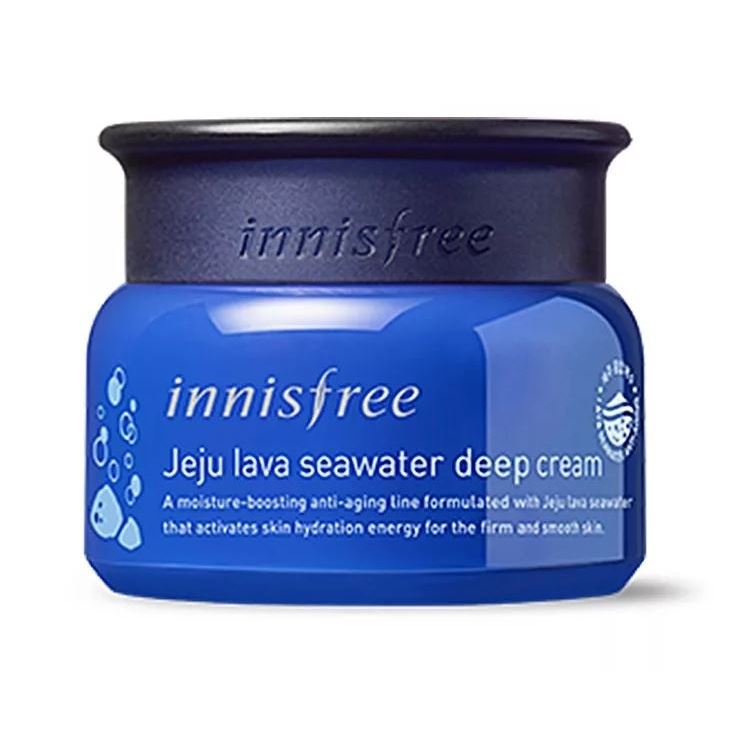 Innisfree Skin Care Jeju Lava Seawater Deep Cream Глубоко увлажняющий крем с вулканической морской водой