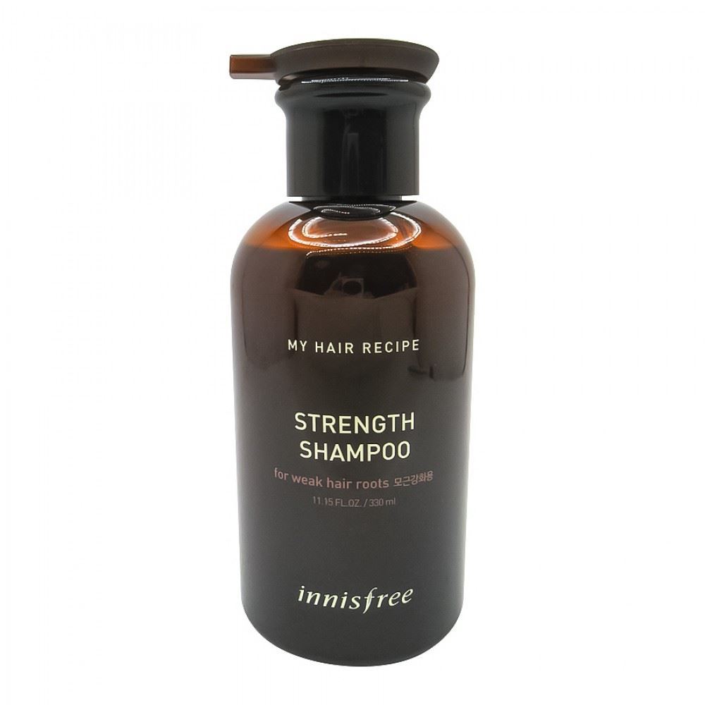 Innisfree Skin Care My Hair Recipe Strength Shampoo Бессиликоновый шампунь против выпадения волос 