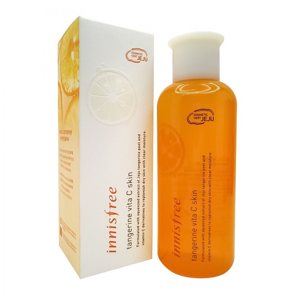 Innisfree Skin Care Tangerine Vita C Skin Увлажняющий тонер с экстрактом мандарина