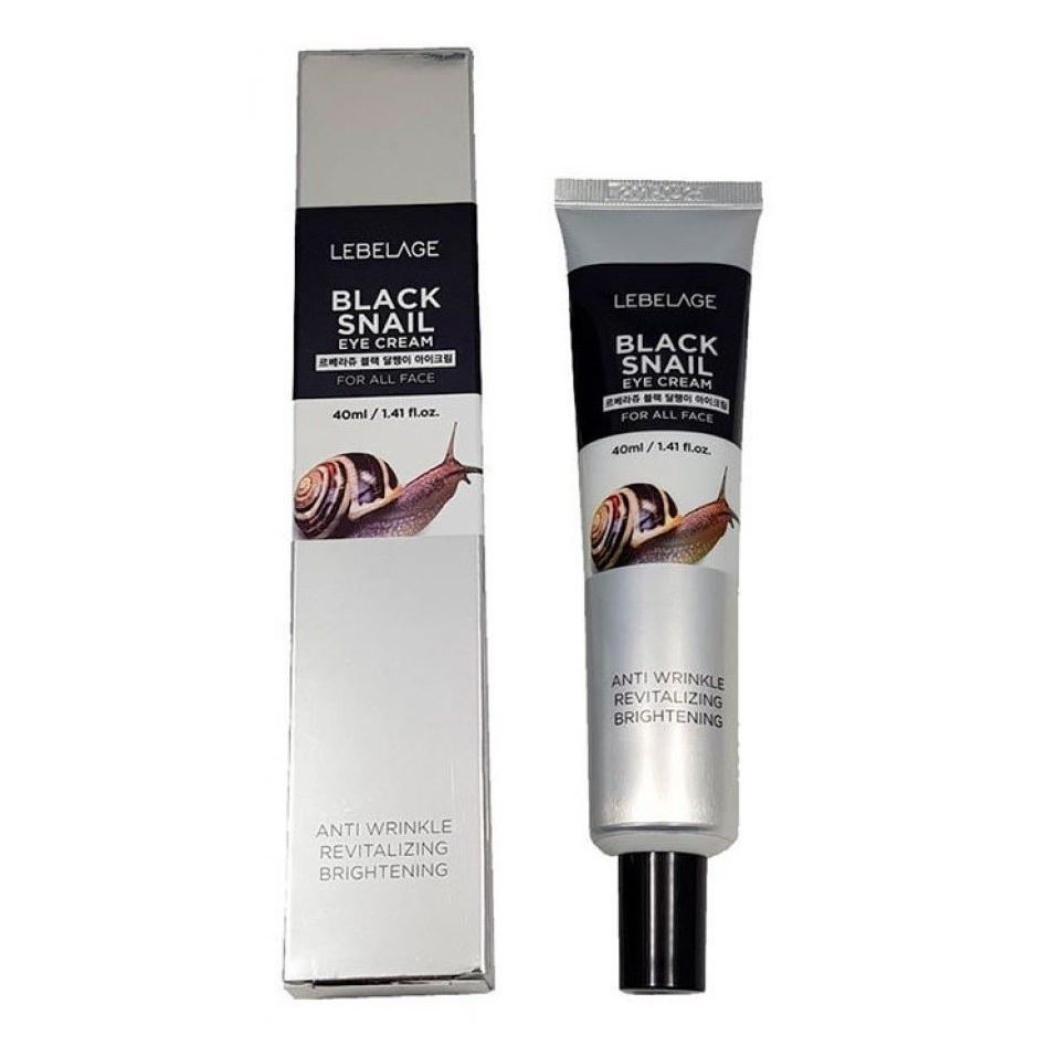 Lebelage Face Care Black Snail Eye Cream Крем для кожи вокруг глаз с муцином черной улитки