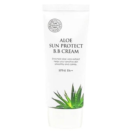 Jigott Skin Care Aloe Sun Protect BB Cream Spf41 PA++ ВВ-крем с экстрактом алоэ