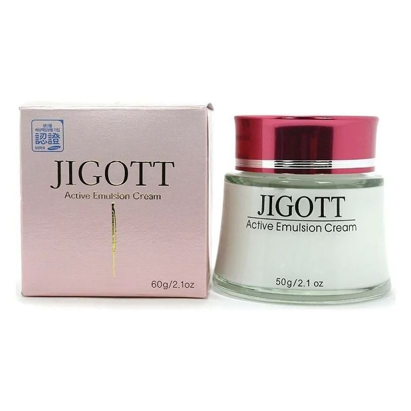 Jigott Skin Care Active Emulsion Cream Интенсивно увлажняющий крем-эмульсия