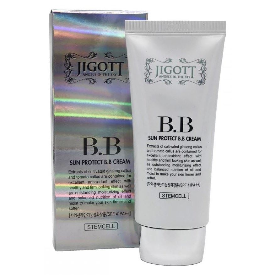 Jigott Skin Care Sun Protect B.B Cream SPF41 PA++ Солнцезащитный ВВ-крем