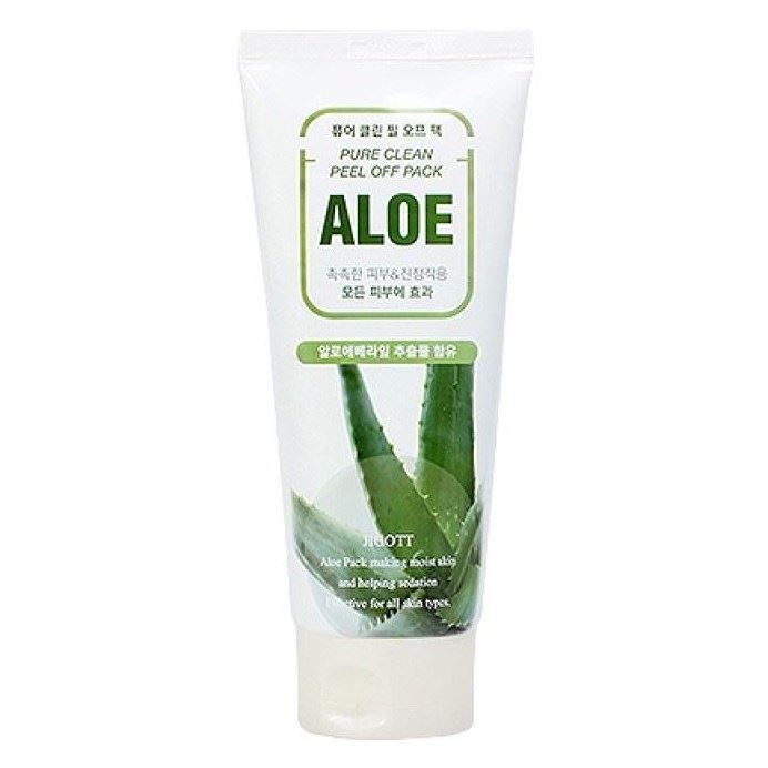 Jigott Cleansing Aloe Pure Clean Peel Off Pack Маска-плёнка для лица на основе экстракта алоэ