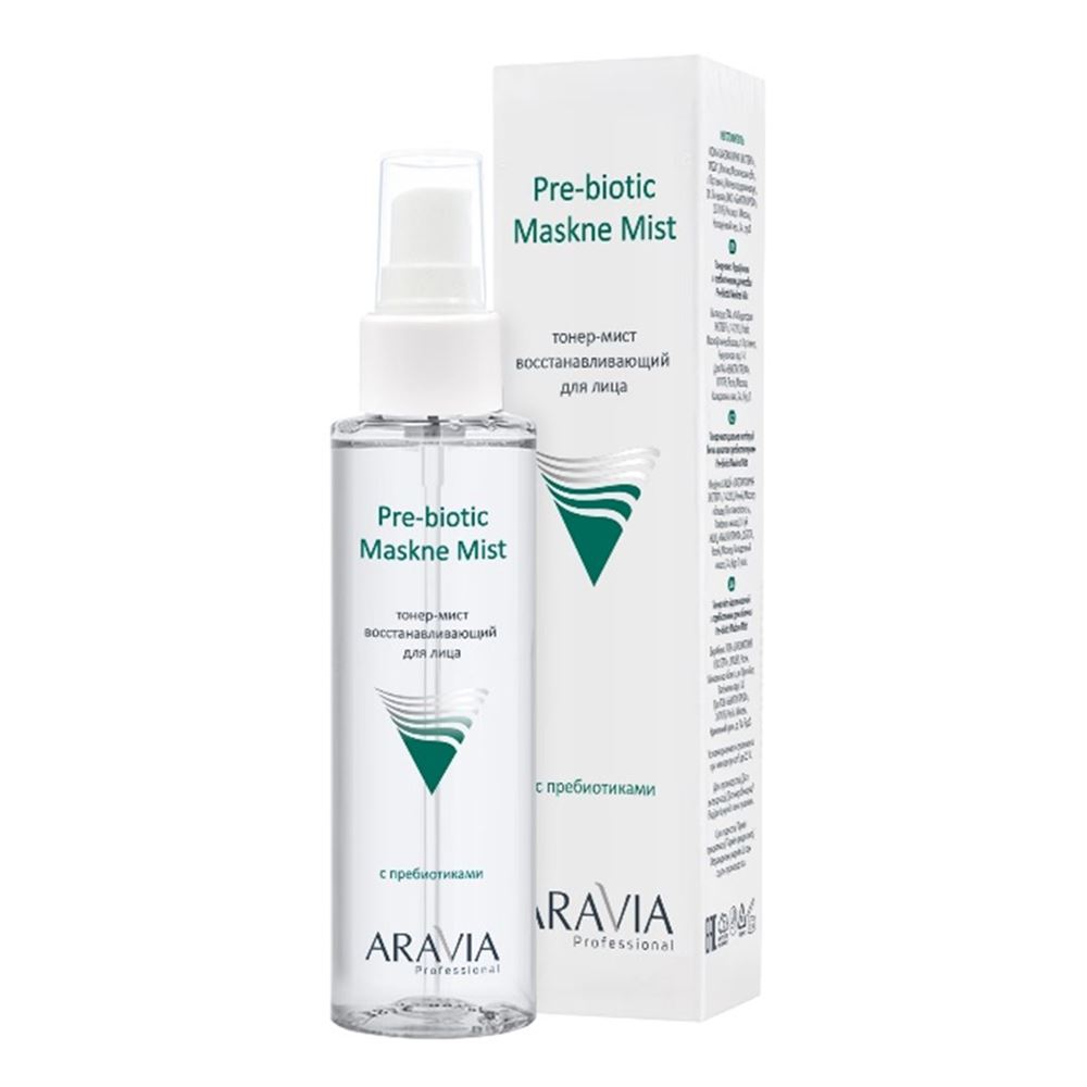 Aravia Professional Профессиональная косметика Pre-biotic Maskne Mist Тонер-мист восстанавливающий с пребиотиками для лица 