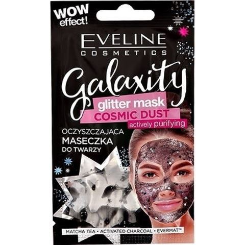 Eveline Face Care Galaxity Гелевая очищающая маска  Гелевая активно очищающая маска с блестящими частичками