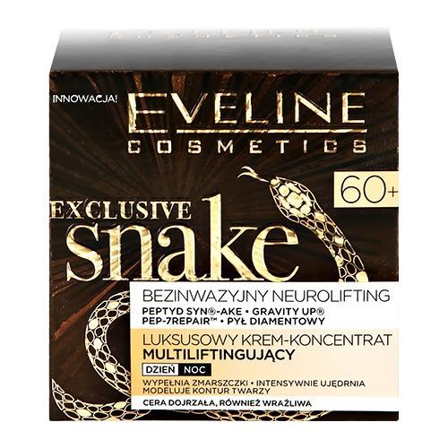 Eveline Anti-Age Exclusive Snake Крем-концентрат ультравосстановление 60+ Эксклюзивный крем-концентрат ультравосстановление 60+