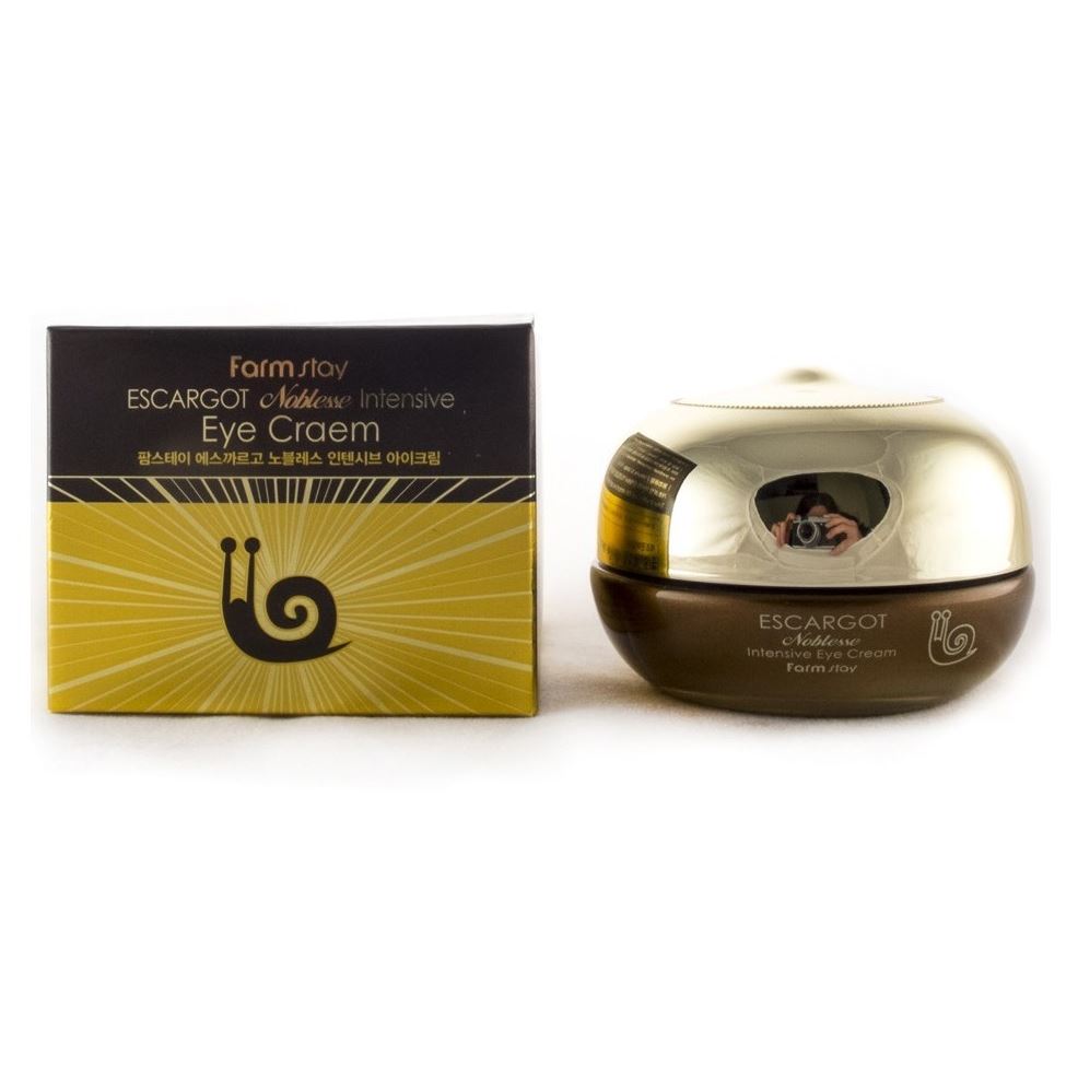FarmStay Skin Care Escargot Noblesse Intensive Eye Cream Интенсивный крем с муцином королевской улитки для контура глаз