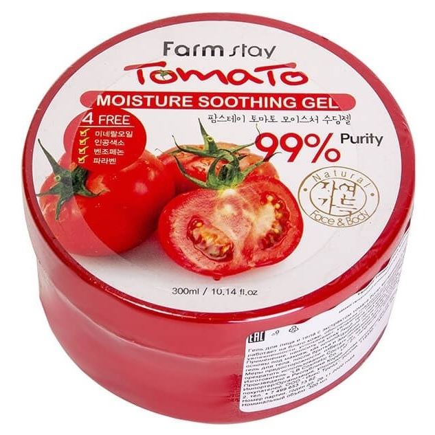 FarmStay Skin Care Tomato Moisture Soothing Gel Многофункциональный гель с экстрактом томата