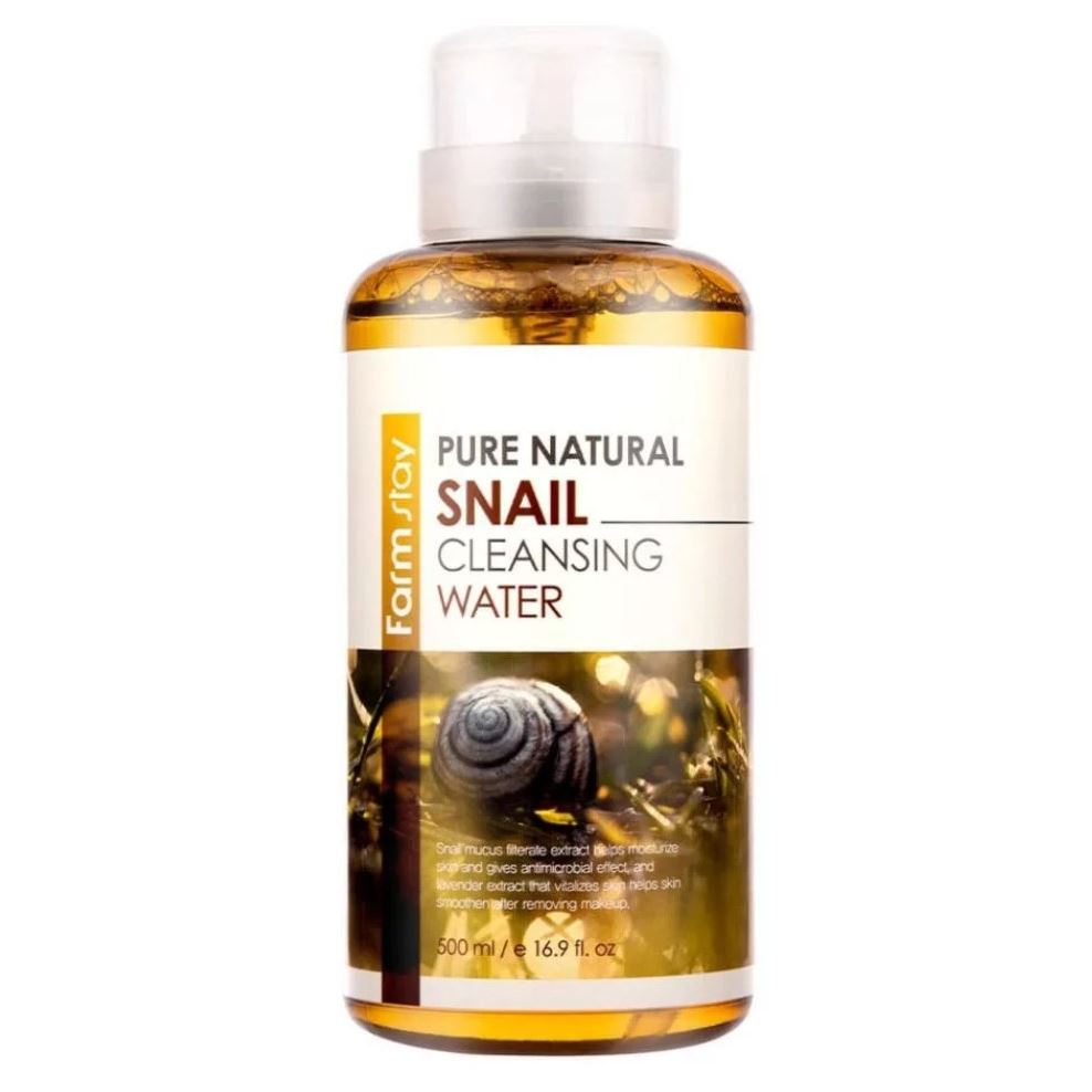 FarmStay Cleansing Pure Natural Cleansing Water Snail Очищающая вода с муцином улитки