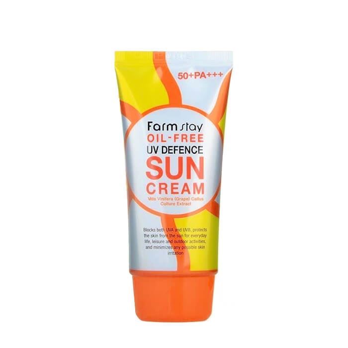 FarmStay Sun Care Oil-Free UV Defence Sun Cream SPF50+ PA+++ Солнцезащитный крем для лица без масел