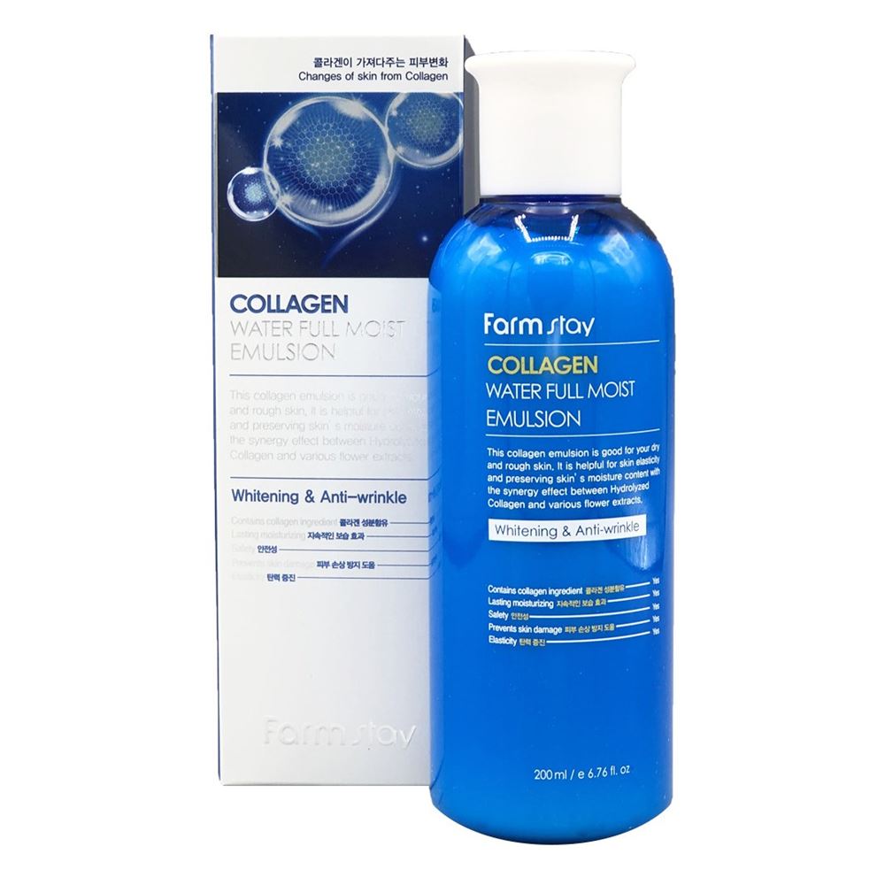 FarmStay Skin Care Collagen Water Full Moist Emulsion Увлажняющая эмульсия с коллагеном