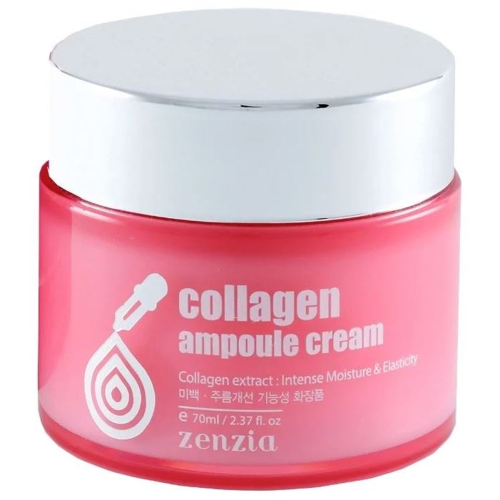 Jigott Skin Care Zenzia Collagen Ampoule Cream Крем для лица с коллагеном