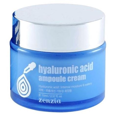 Jigott Skin Care Zenzia Hyaluronic Acid Ampoule Cream Увлажняющий крем для лица с гиалуроновой кислотой