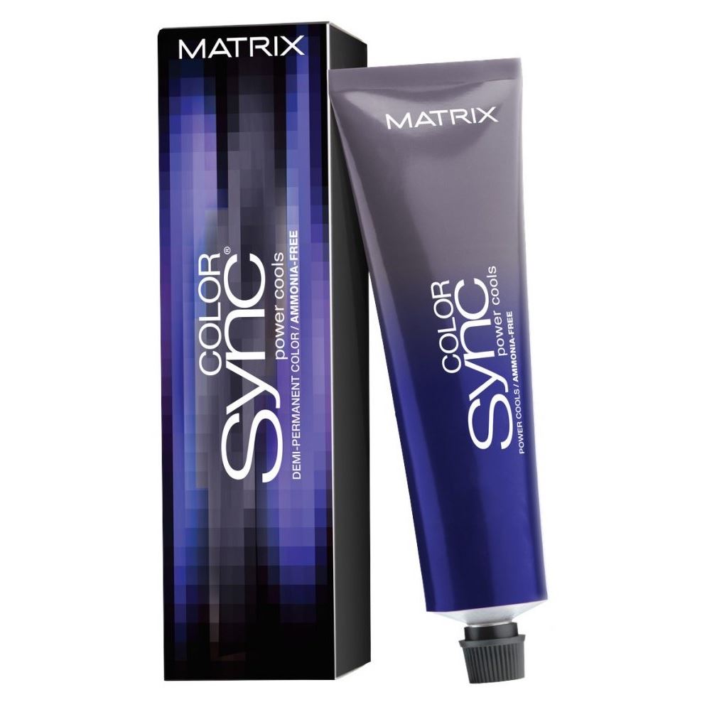 Matrix Coloring Hair Color Sync Power Cools  Крем-краска