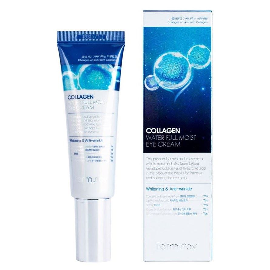 FarmStay Skin Care Collagen Water Full Moist Eye Cream Увлажняющий крем для век с коллагеном