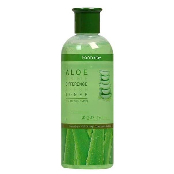 FarmStay Skin Care Aloe Visible Difference Fresh Toner  Освежающий тонер с экстрактом алоэ вера