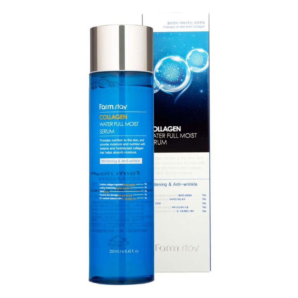FarmStay Skin Care Collagen Water Full Moist Serum Увлажняющая коллагеновая сыворотка