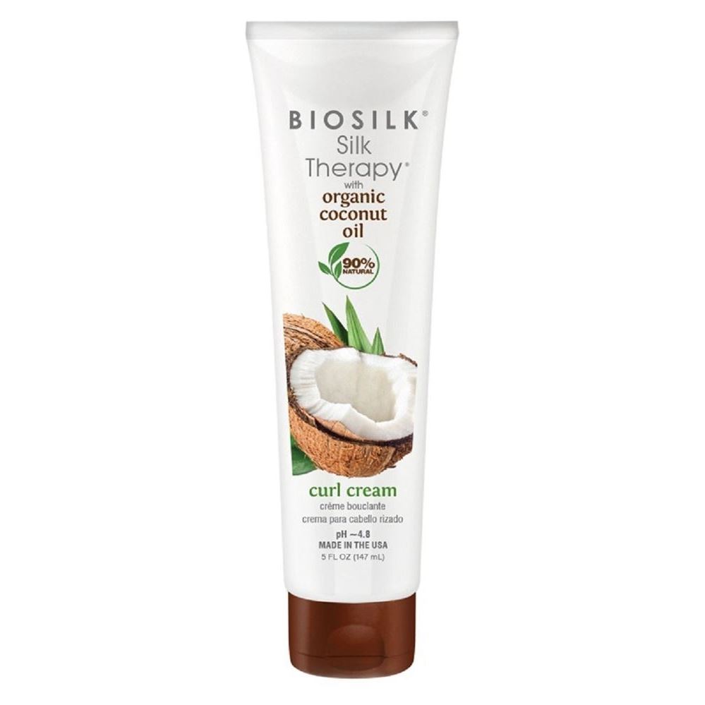 Biosilk Silk Therapy Organic Coconut Oil Curl Cream Крем с органическим кокосовым маслом