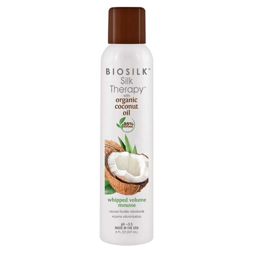 Biosilk Silk Therapy Organic Coconut Oil Whipped Volume Mousse Мусс для волос