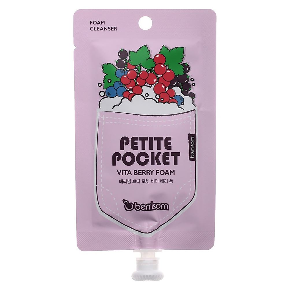 Berrisom Face Care Petite Pocket Vita Berry Foam Пенка для умывания 