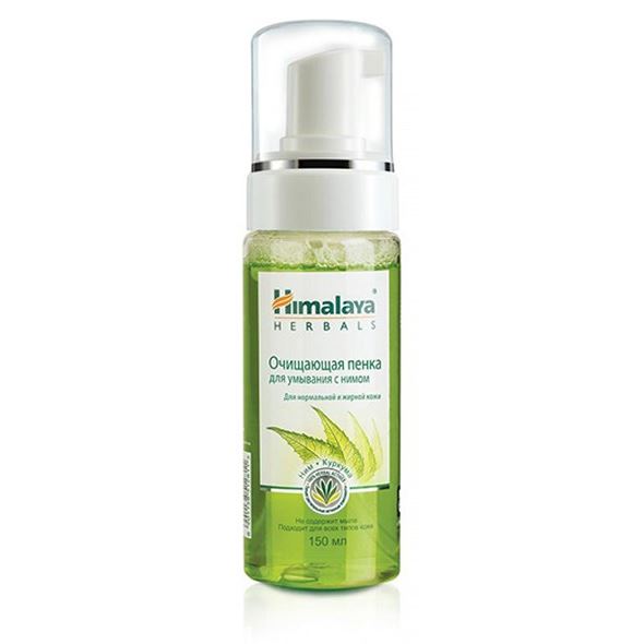 Himalaya Herbals Cleansing Очищающая пенка для умывания с Нимом Пенка для умывания для нормальной и жирной кожи himalaya herbals purifying neem foaming wash