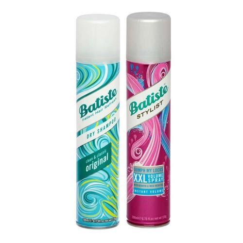 Batiste Dry Shampoo Set XXL + Original Dry Shampoo Набор: сухой шампунь Batiste Original и сухой шампунь XXL 