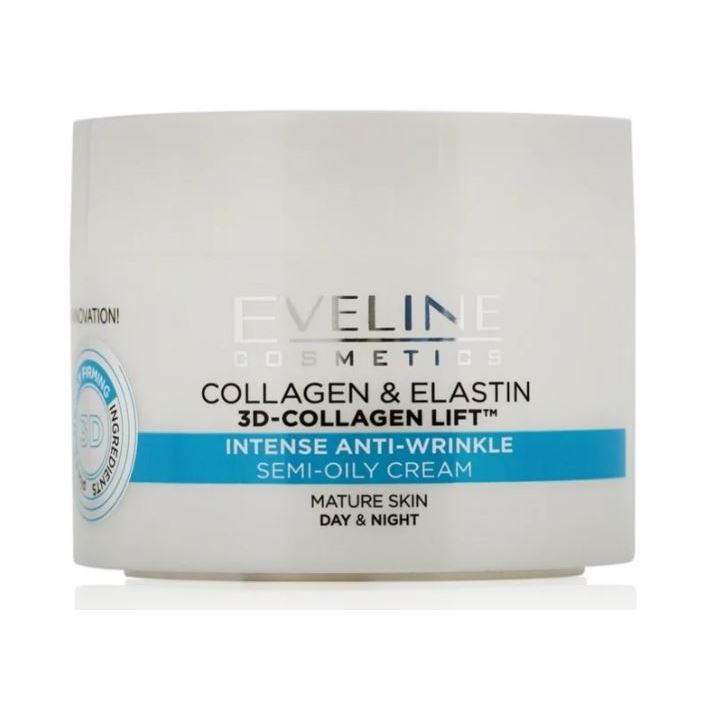 Eveline Anti-Age Collagen & Elastin Крем-активное омоложение полужирный Полужирный крем-активное омоложение для зрелой кожи