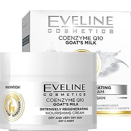 Eveline Face Care Coenzyme Q10 Goat's Milk Крем-глубокая регенерация Питательный крем-глубокая регенерация для сухой и очень сухой кожи