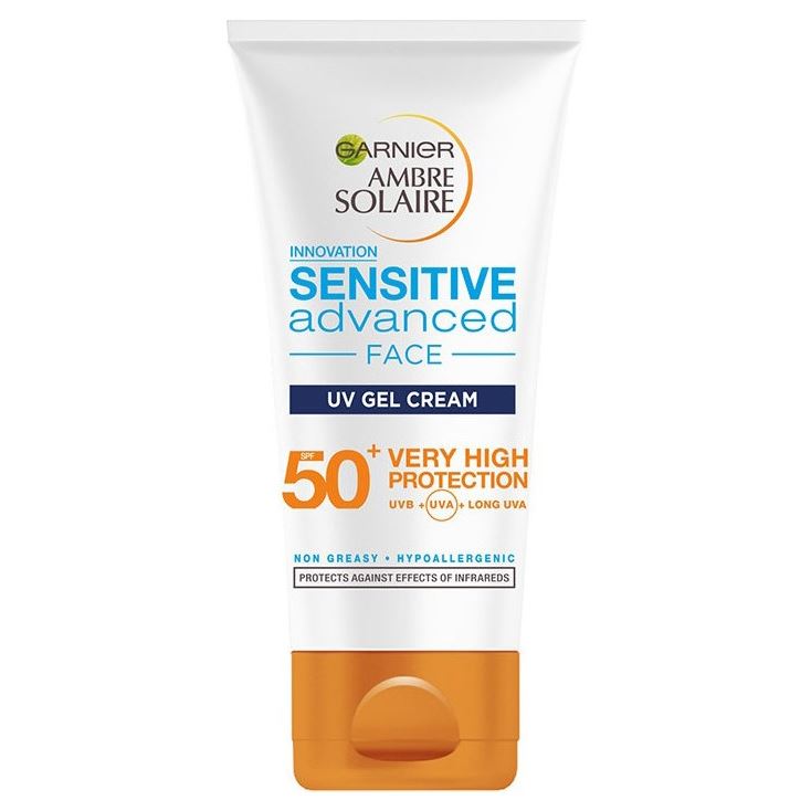Garnier Амбр Солер  Sensitive Advanced Face Солнцезащитный гель-крем SPF50+  Sensitive Advanced Face UV Gel Cream SPF 50+