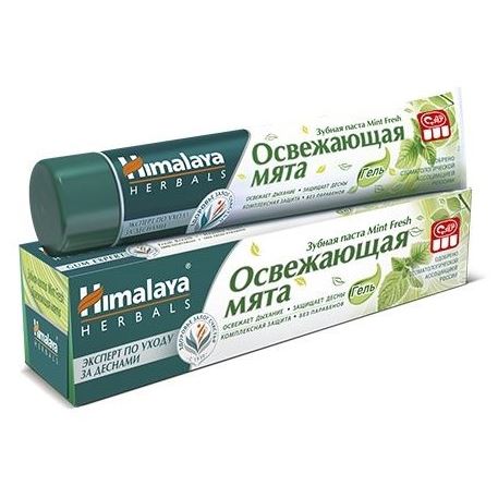Himalaya Herbals Cleansing Зубная паста Mint Fresh Освежающая мята himalaya herbals mint fresh herbal toothpaste