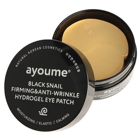 Ayoume Face Care Black Snail Firming&Anti-wrinkle Eye patch Маски-патчи для глаз укрепляющие антивозрастные