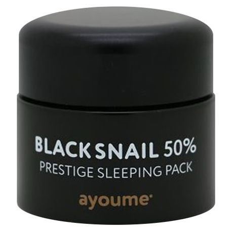 Ayoume Face Care Black Snail Prestige Sleeping Pack 50% Маска ночная