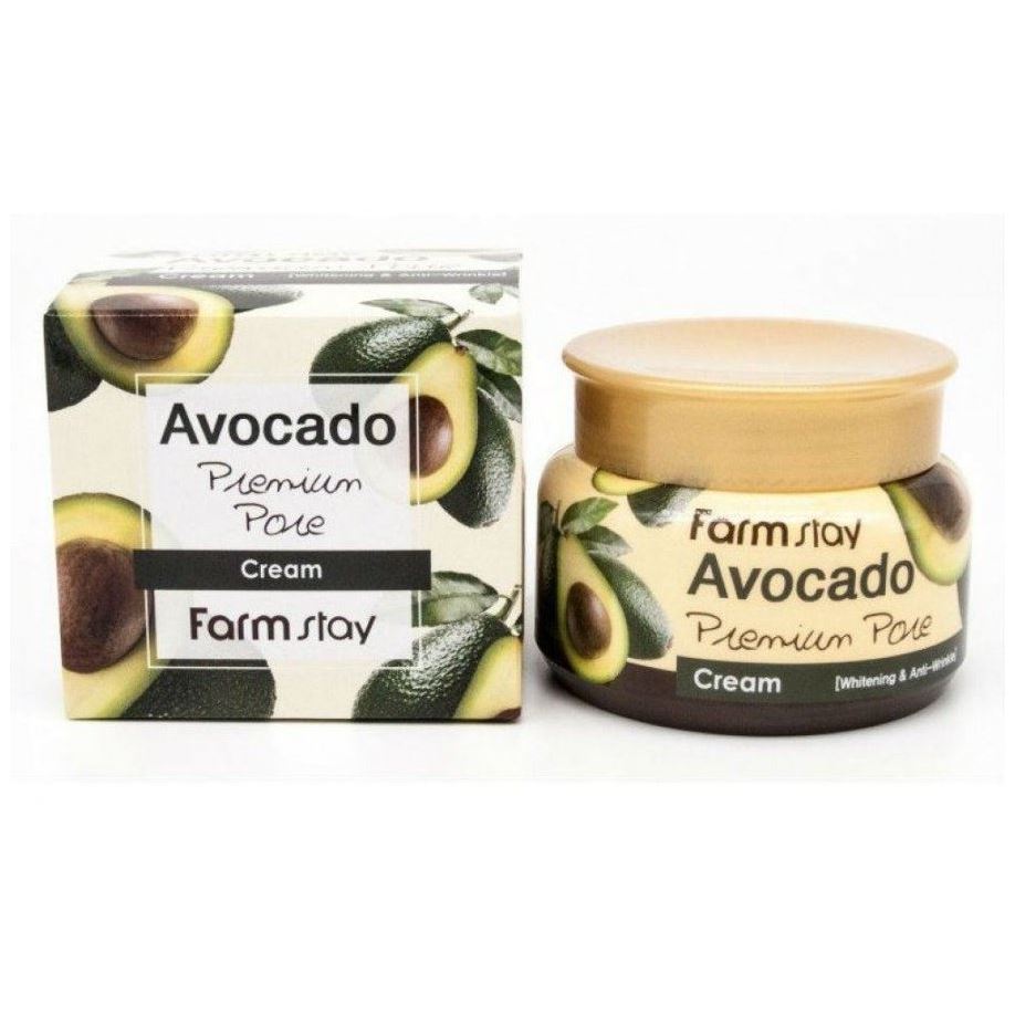 FarmStay Skin Care Avocado Premium Pore Cream Осветляющий лифтинг-крем с экстрактом авокадо