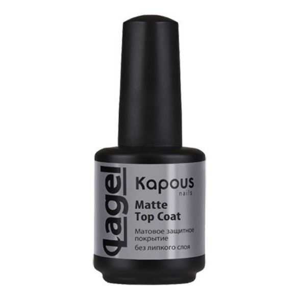 Kapous Professional Manicure & Pedicure Matte Top Coat Матовое защитное покрытие