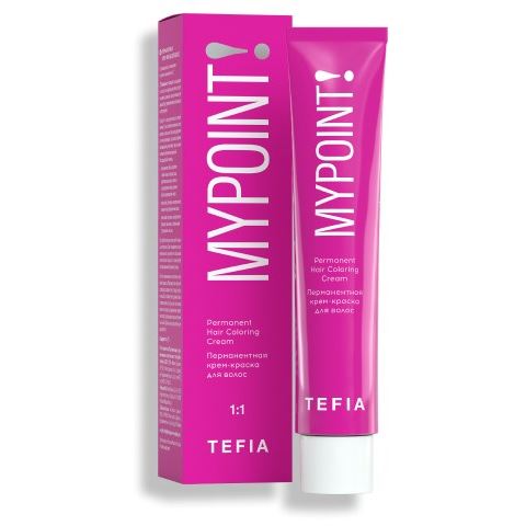 Tefia Color Creats Mypoint! Permanent Hair Coloring Cream Перманентная крем-краска для волос