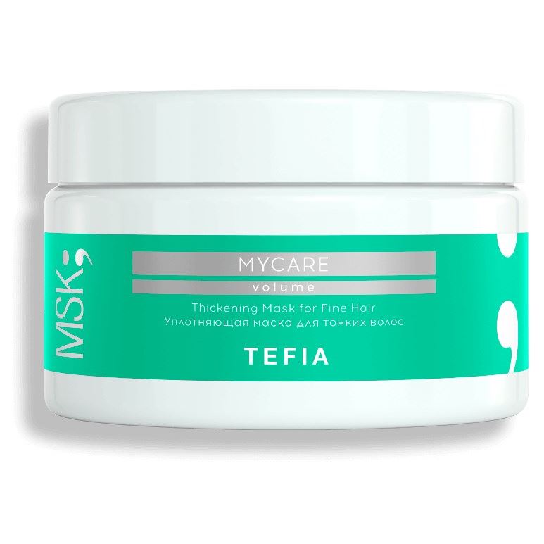 Tefia Treats By Nature Mycare Volume Thickening Mask for Fine Hair Уплотняющая маска для тонких волос
