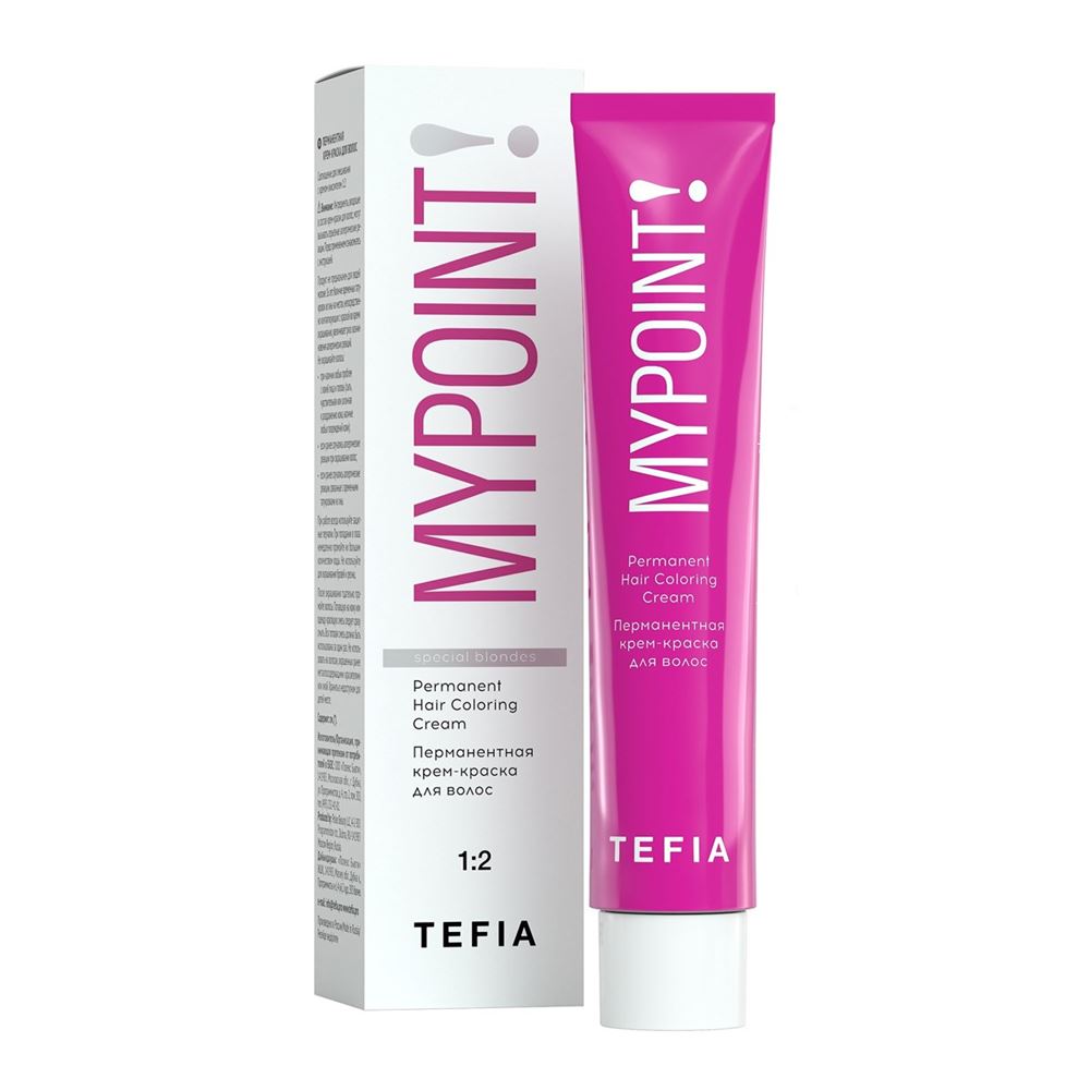 Tefia Color Creats Mypoint! Permanent Hair Coloring Cream Special Blondes Перманентная крем-краска для волос. Специальные блондины