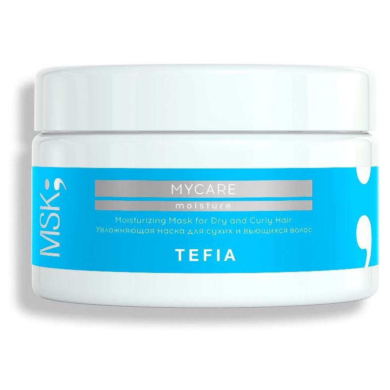 Tefia Treats By Nature Mycare Moisturizing Mask for Dry and Curly Hair Увлажняющая маска для сухих и вьющихся волос