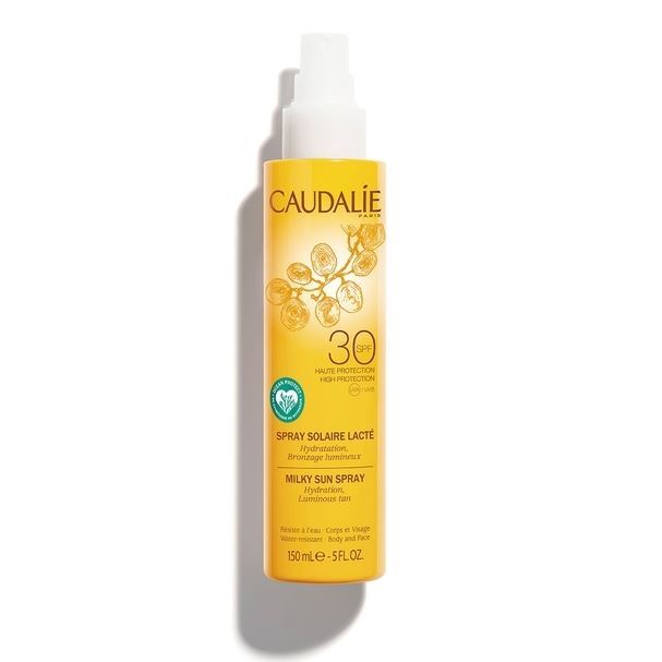 Caudalie Soleil Divin  Sun Care Milky Sun Spray SPF 30 Солнцезащитное молочно-спрей для тела и лица 