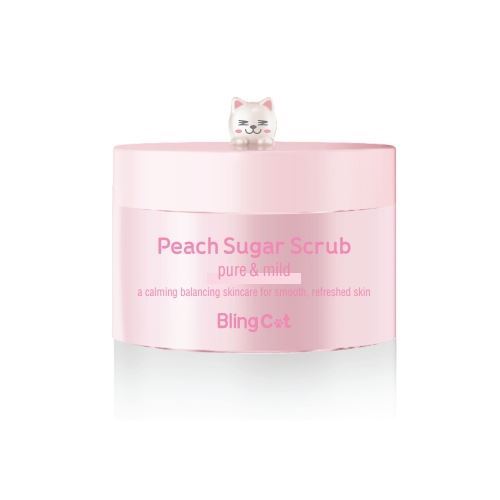 Tony Moly Face Care Bling Cat Pink Peach Sugar Scrub  Сахарный скраб персик 
