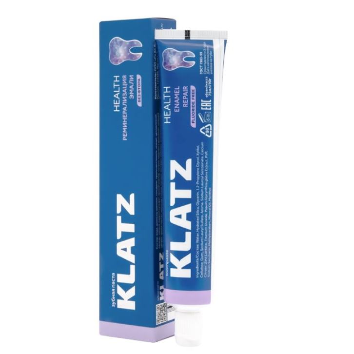 Klatz Health Реминерализация эмали Зубная паста Реминерализация эмали