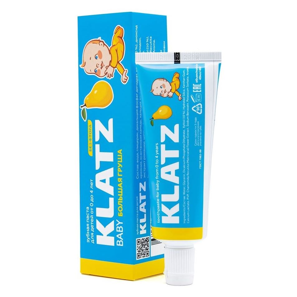 Klatz Baby Большая груша Зубная паста для детей Большая груша