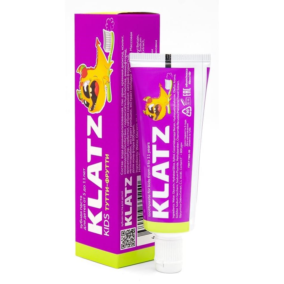 Klatz Baby Тутти-фрутти Зубная паста для детей Тутти-фрутти