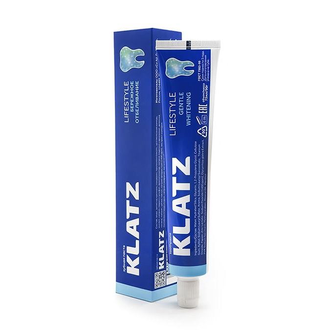 Klatz Lifestyle Бережное отбеливание Зубная паста Бережное отбеливание