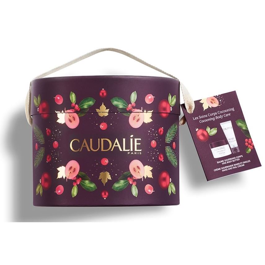 Caudalie Gift Sets Coсooning Body Care Набор для тела: изысканный бальзам для тела, изысканный крем для рук и ногтей