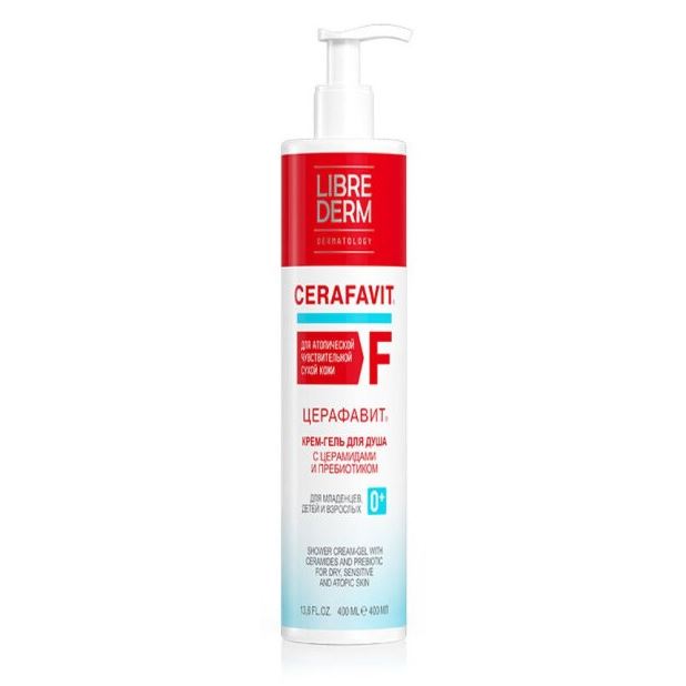 Librederm Cerafavit Cerafavit  Shower Cream-Gel Крем-гель для душа с церамидами и пребиотиком