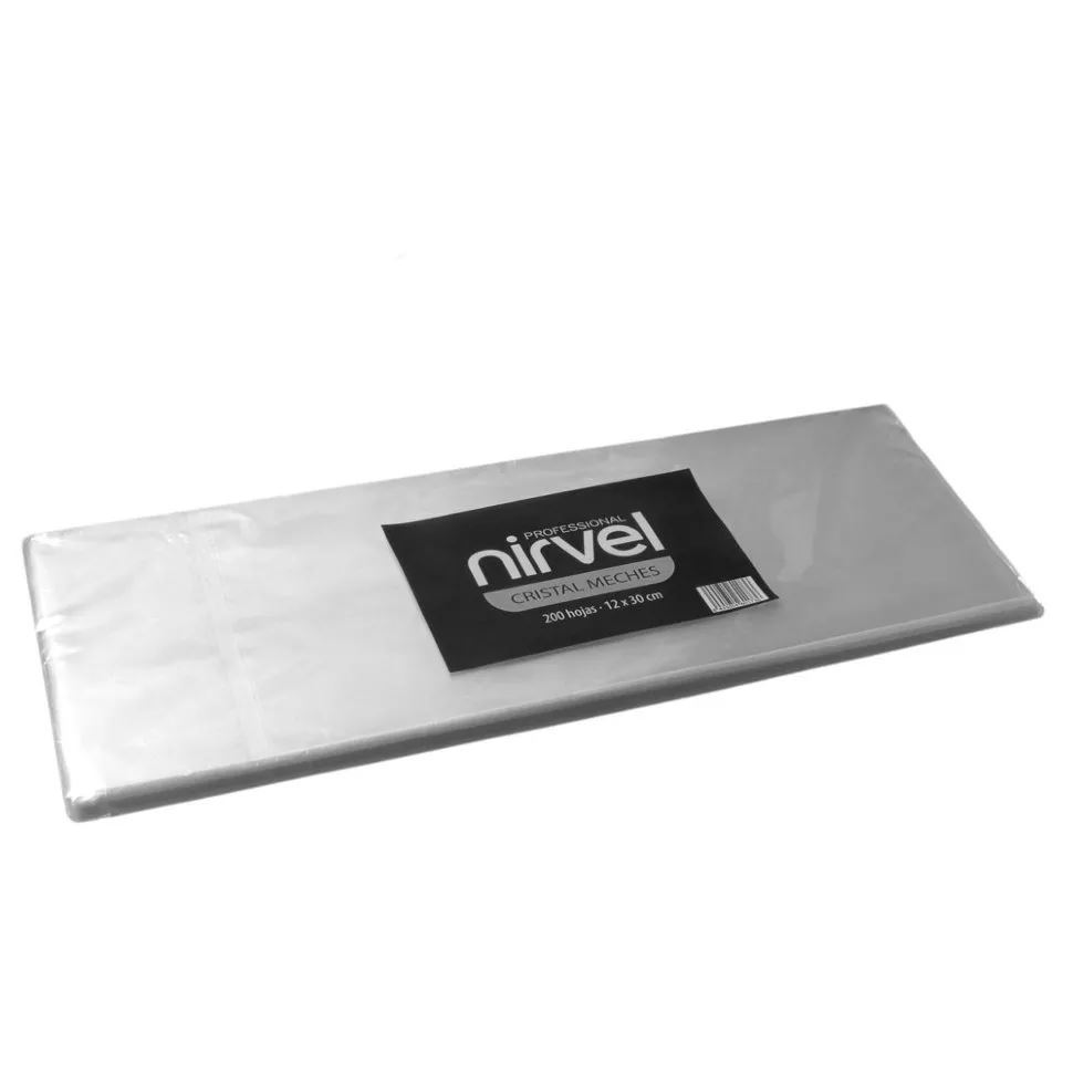 Nirvel Professional Coloring and Blonding Cristal Meches Прозрачные листы для высветления, полимерная пленка
